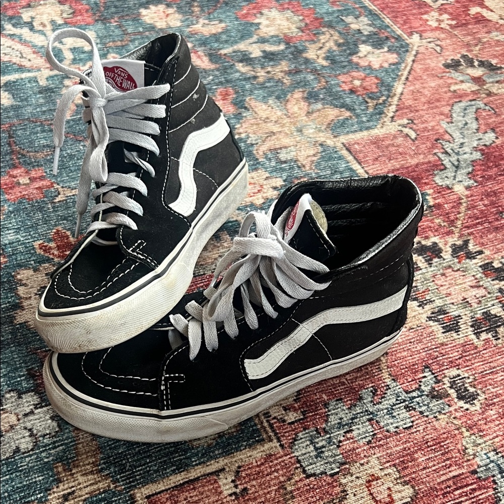 Black High-Top Vans